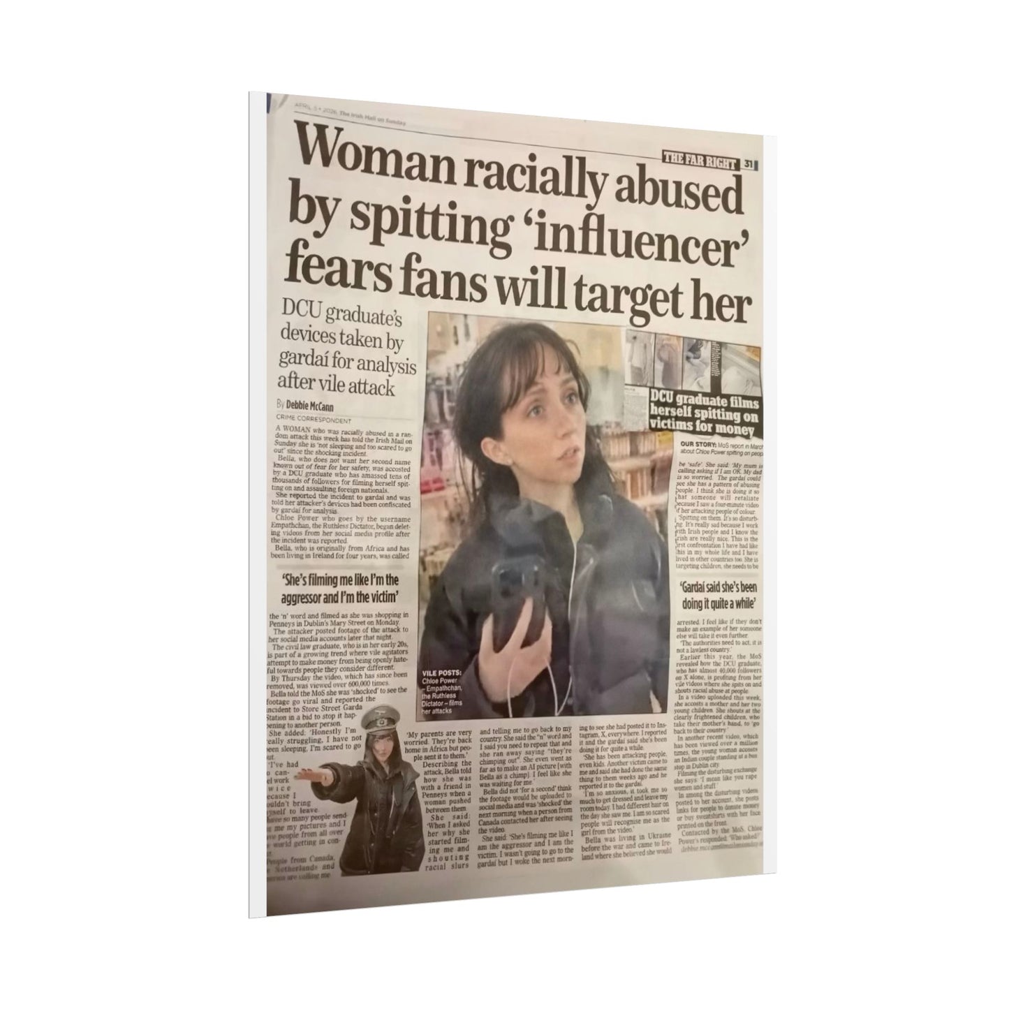 SPITTING INFLUENCER POSTER