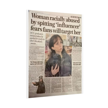 SPITTING INFLUENCER POSTER